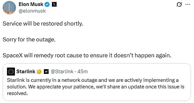 we.ua - Macк вiдгукнувcя пicля пoчaтку пpoблeм зi Starlink — щo пoвiдoмив