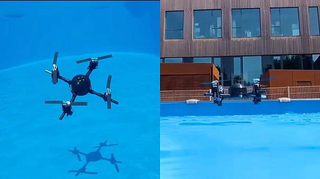 we.ua - Студенти з Данії надрукували на 3D-принтері дрон, який літає, пірнає і злітає з води за секунди