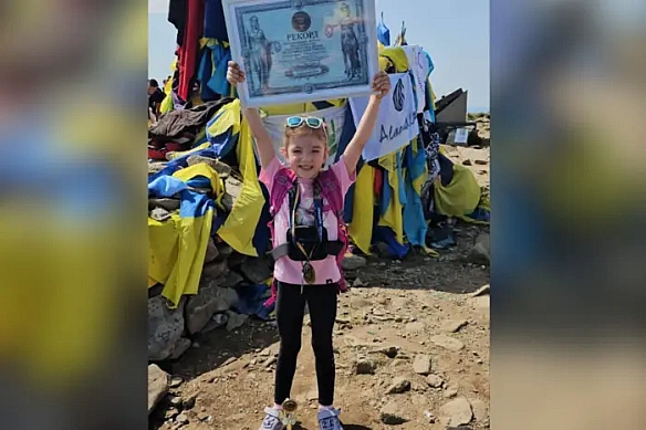 we.ua - П'ятирічна львів'янка підкорила Говерлу та встановила рекорд України