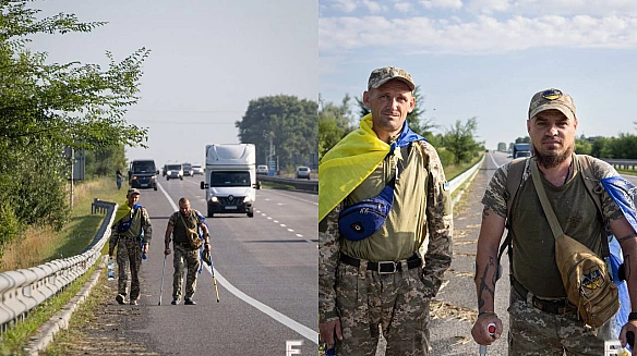 we.ua - Ветеран із пораненням йде пішки з Києва до Одеси, щоб зібрати бійцям на ремонт автівки