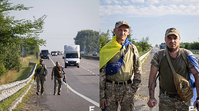 we.ua - Ветеран із пораненням йде пішки з Києва до Одеси, щоб зібрати бійцям на ремонт автівки