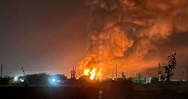 we.ua - Волгоградську область атакували дрони, спалахнула пожежа в районі залізниці – відео