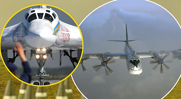 Росіяни підняли бомбардувальники Ту-160 та Ту-95МС: є загроза ракетної атаки вночі