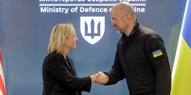 we.ua - Обговорили спільне виробництво дронів. Шмигаль провів бесіду з тимчасовою повіреною США в Україні