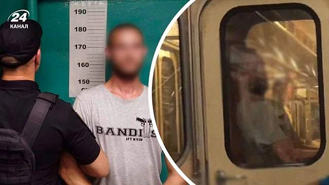 we.ua - П'яним катався між вагонами метро заради парі: у Києві затримали зачепера