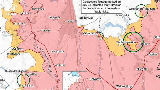 we.ua - Росіяни просунулися на 5 напрямках, ЗСУ – на одному: огляд і карти фронту від ІSW