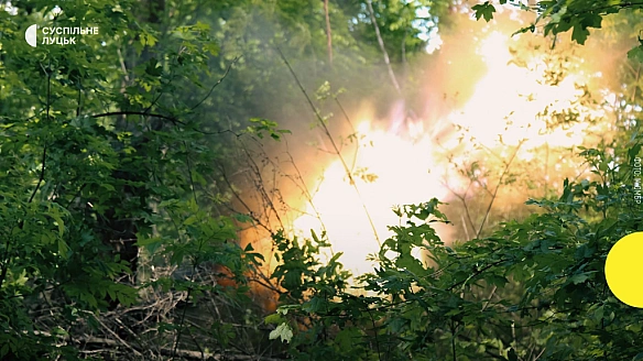 we.ua - Бійці волинської 14 ОМБр знищили замаскований російський Т-72