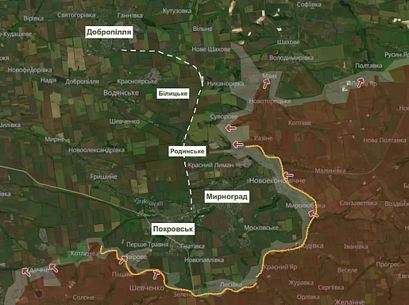 we.ua - Ситуація під Покровськом і Мирноградом: військові попереджають про ризик оточення