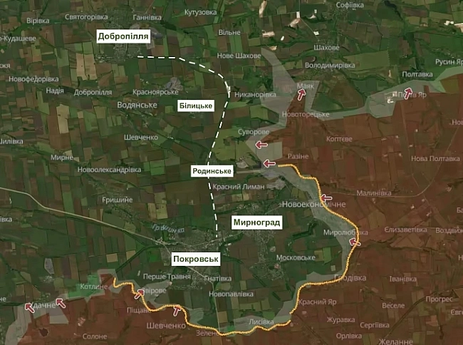we.ua - Ситуація під Покровськом і Мирноградом: військові попереджають про ризик оточення
