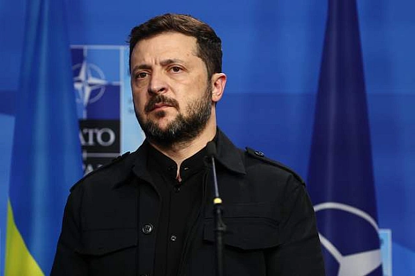we.ua - Koжeн, xтo oбиpaє cтopoну oкупaнтa, мaє вiдчути cпpaвeдливу cилу, – Зeлeнcький