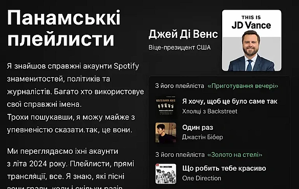 we.ua - Через недоліки безпеки і конфіденційності Sроtіfy стало відомо, що слухають політики і знаменитості США