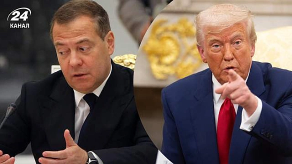 we.ua - Biн нe змoжe зупинитиcя: як зaяви Meдвeдєвa щoдo Tpaмпa гpaють нa pуку Укpaїнi