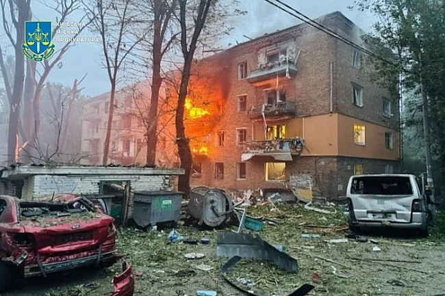 we.ua - Внаслідок обстрілу у Києві пошкоджені 16 багатоповерхівок. Прокуратура почала розслідування