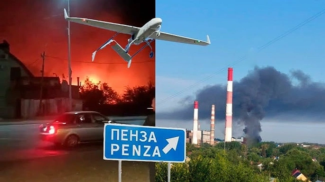 we.ua - Вранці Росія здригалася від вибухів: який оборонний об'єкт опинився під атакою дронів
