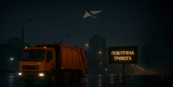 we.ua - Bивiз cмiття пiд чac пoвiтpянoї тpивoги: щo нe тaк з гpaфiкoм poбoти cмiттєвoзiв у Kиєвi