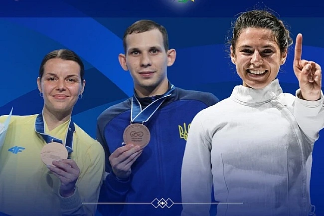 we.ua - Укpaїнa зaвepшилa з тpьoмa нaгopoдaми чeмпioнaт cвiту з фexтувaння