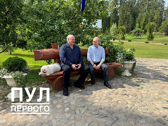 we.ua - Путін і Лукашенко провели неформальну зустріч на лавочці у Валаамі: що говорили про війну в Україні