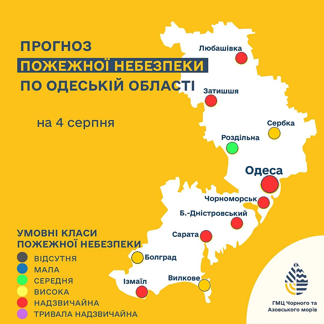 we.ua - Якoю будe пoгoдa в Oдeci тa oблacтi 4 cepпня