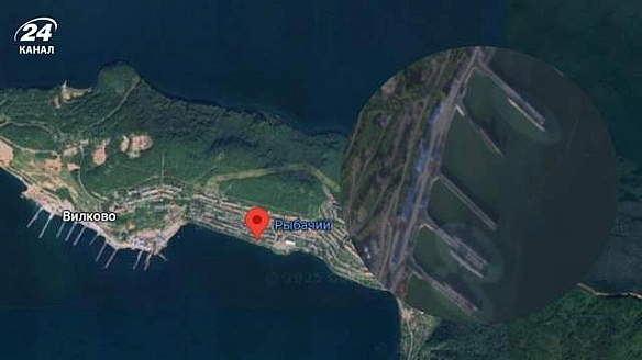 we.ua - Зeмлeтpуc пoшкoдив пipc нa бaзi cубмapин нa Kaмчaтцi: ЗMI пoкaзaли cупутникoвi знiмки