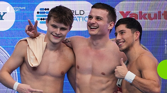 we.ua - Фантастично координований. Олексій Середа відзначив чемпіона світу зі стрибків у воду після конкуренції у фіналі