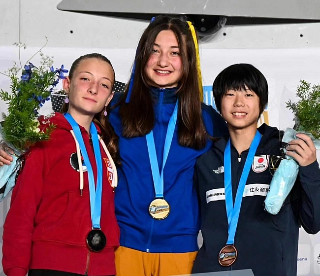 we.ua - Уперше за 15 років на чемпіонаті світу серед юніорів зі скелелазіння 16-річна українка здобула “золото”