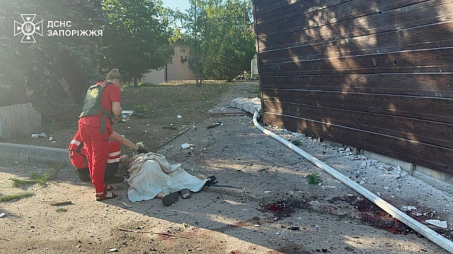 we.ua - Удар по Запорізькому району: окупанти поцілили по базі відпочинку – 2 загиблих, серед 12 поранених 4 дітей