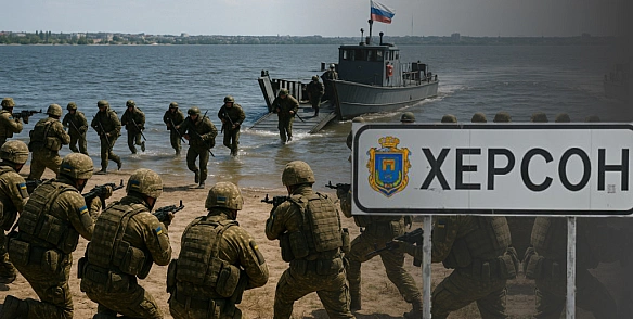 we.ua - Висадження російського десанту в Херсоні: в УВ Південь оцінили ймовірність такого сценарію