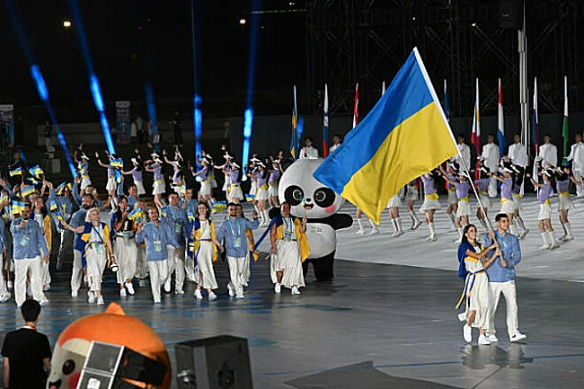 we.ua - ФОТО. Церемонія відкриття Всевітніх ігор. Збірна України пройшла парадом