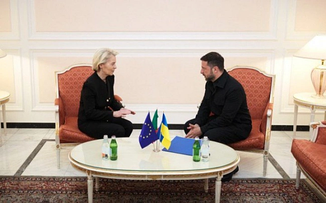 we.ua - Зеленський і президентка Єврокомісії обговорили мирні переговори і вступ до ЄС (доповнено)