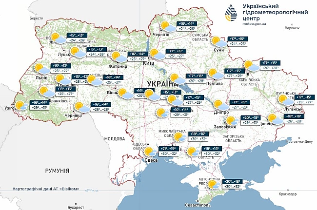 we.ua - Припече до +33 °С — які області накриє пекельна спека завтра