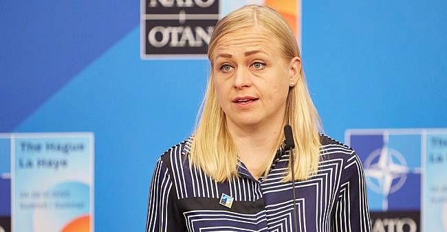 we.ua - Очільниця МЗС Фінляндії Валтонен вважає, що США мають ввести санкції проти РФ