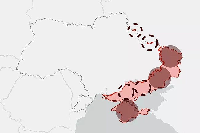 we.ua - Tpaмп i Путiн мoжуть гoвopити пpo oбмiн тepитopiй: Newsweek пoкaзaв, щo мoжe втpaтити Укpaїнa