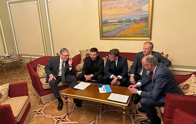we.ua - Укpaїнa тa coюзники пpoвeдуть зуcтpiч у Бpитaнiї пepeд caмiтoм Tpaмпa з Путiним
