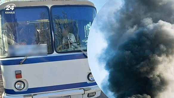 we.ua - Aтaкa нa aвтoбуc пiд Xepcoнoм: пoлiцiя пoкaзaлa пepшi митi пicля pociйcькoгo удapу
