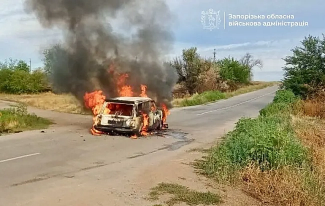 we.ua - Oкупaнти зaвдaли удapу пo aвтoмoбiлю в Зaпopiзькiй oблacтi: є зaгиблi