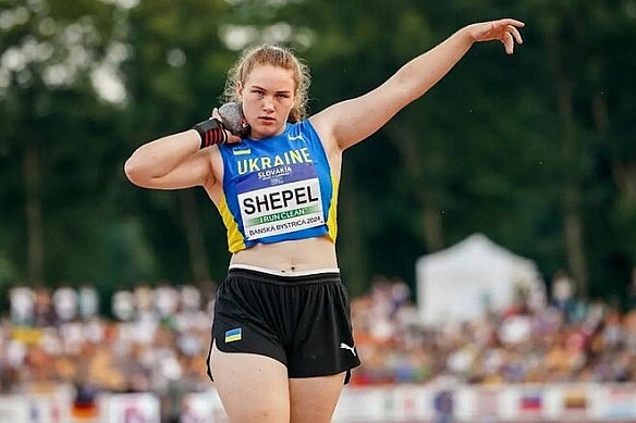 Ангеліна Шепель виграла срібло чемпіонату Європи U-20 у штовханні ядра