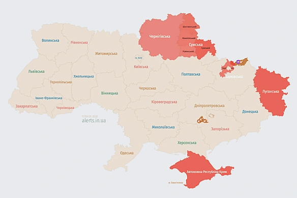 Росія атакує Україну БпЛА: напрямок руху цілей (оновлено)