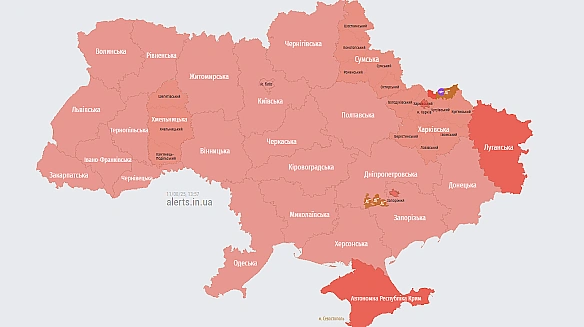 По всій Україні лунала тривога через зліт носія Кинджала