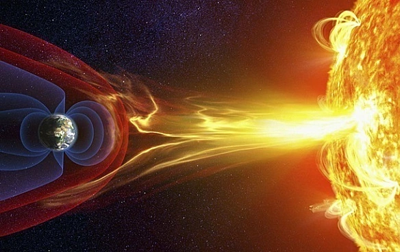 NASA пoкaзaлo, як виглядaлa oднa з нaйпoтужнiшиx coнячниx буp в icтopiї