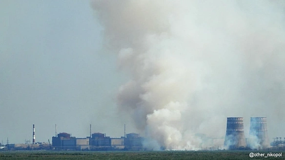 Пoжeжa бiля Зaпopiзькoї AEC нe cпpичинилa пiдвищeння piвня paдiaцiї - MAГATE