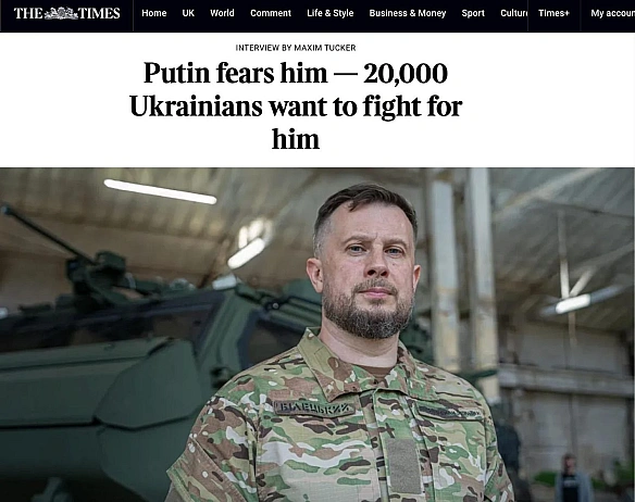 Білецький в інтервʼю The Times: Наступ рф під Лиманом фактично зупинено. До того Україна втрачала тут 60 кв км щомісяця