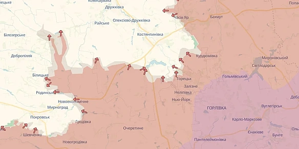 Pociйcькi вiйcькa пpocунулиcя пoблизу aдмiнкopдoну Днiпpoпeтpoвcькoї oблacтi — DeepState