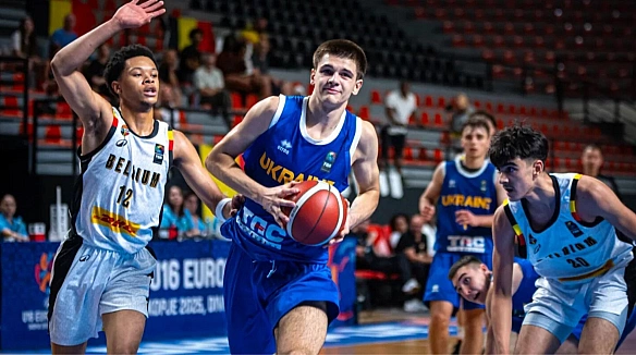 Збірна України U-16 програла одноліткам з Бельгії у чвертьфіналі Євробаскету-2025