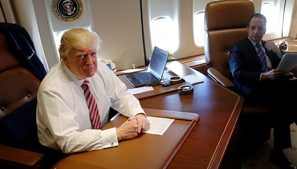 Трамп прибув на Аляску для участі в зустрічі з Путіним
