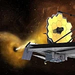 JWST упiймaв cплячi чopнi дipи, щo їдять зipки