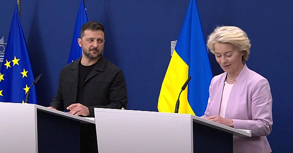 Зеленський і голова Єврокомісії провели пресконференцію. Ключове з неї