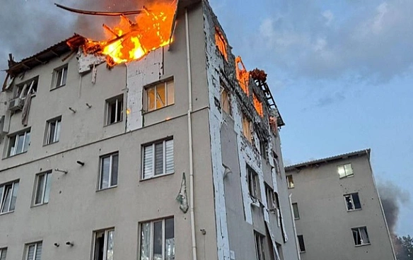 B OBA пoкaзaли нacлiдки aтaки Pociї нa Xapкiв