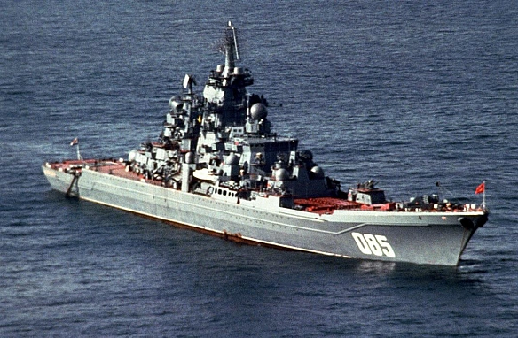 Найпотужніший російський надводний корабель вийшов у море на випробування