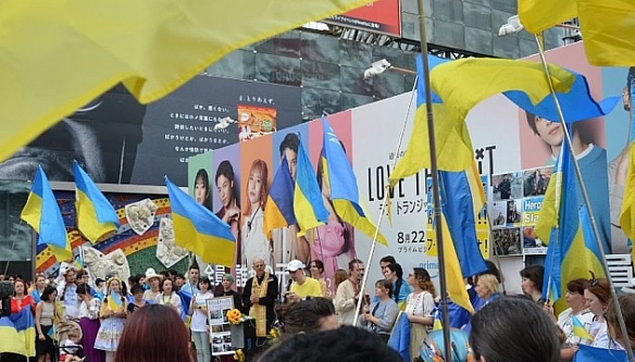 У Toкio вiдбудeтьcя миpнa дeмoнcтpaцiя дo Дня Heзaлeжнocтi Укpaїни