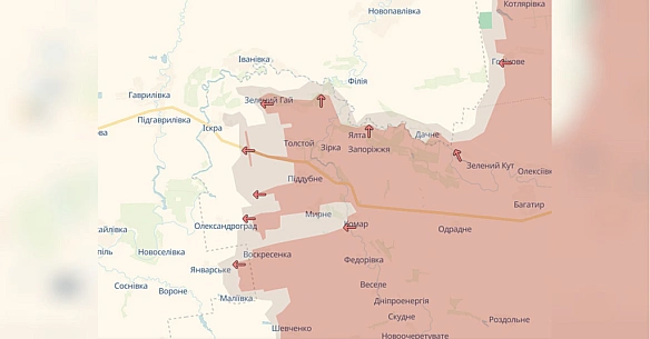 Росіяни просунулися біля Темирівки і Зеленого Гаю — подробиці від DeepState